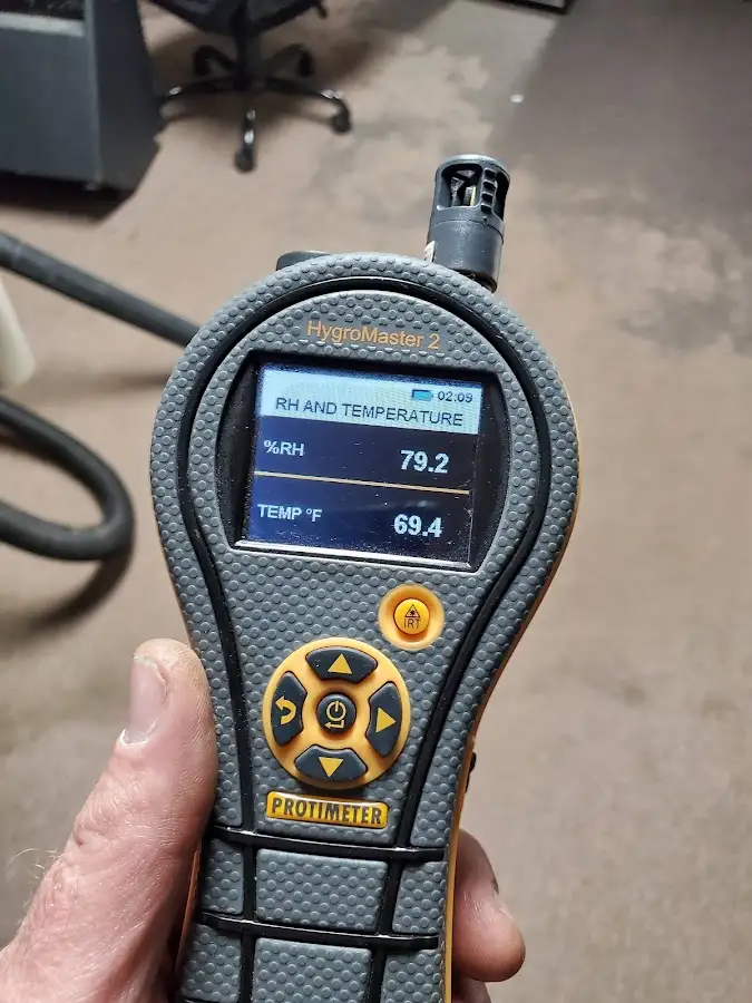 Moisture meter humidity assessment for Mold Remediation & Removal in Turner